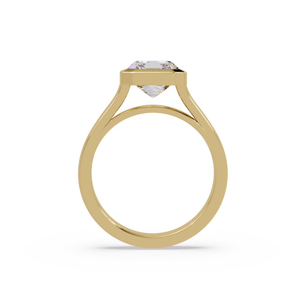 Princess Cut Diamond Ladies Ring