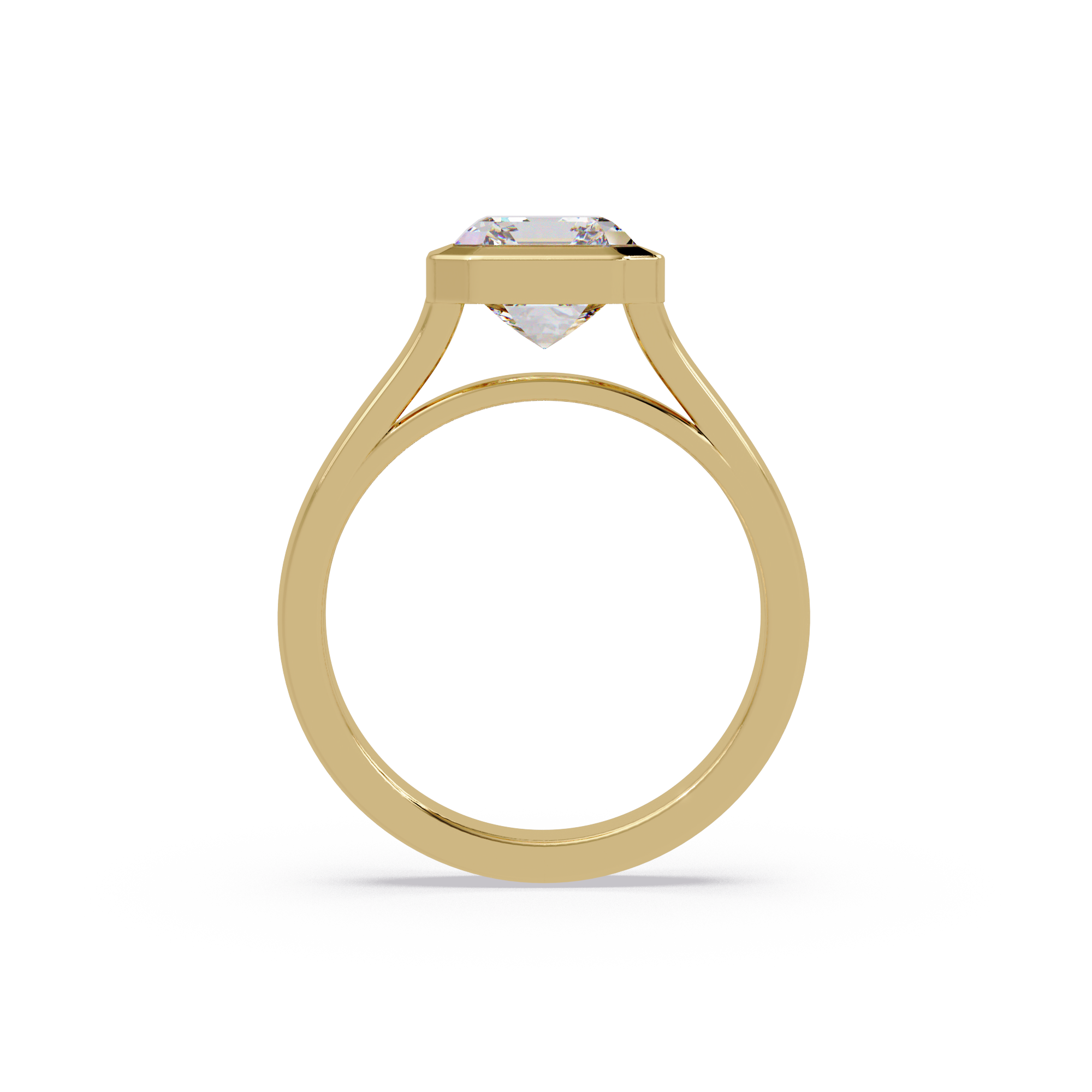 Princess Cut Diamond Ladies Ring