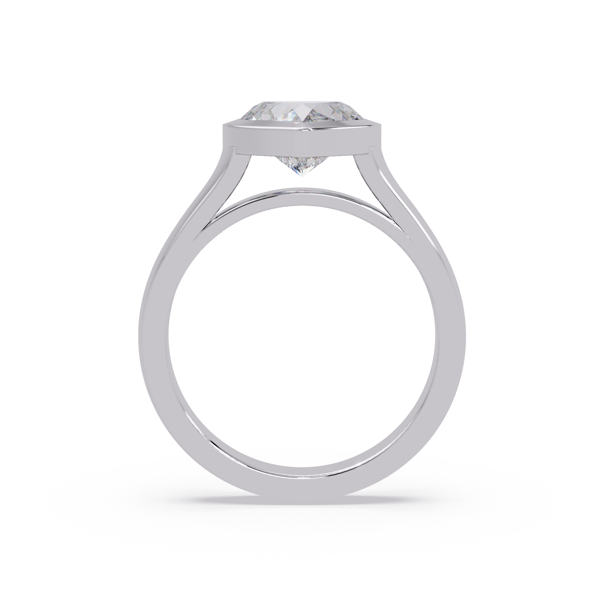 Princess Cut Diamond Ladies Ring