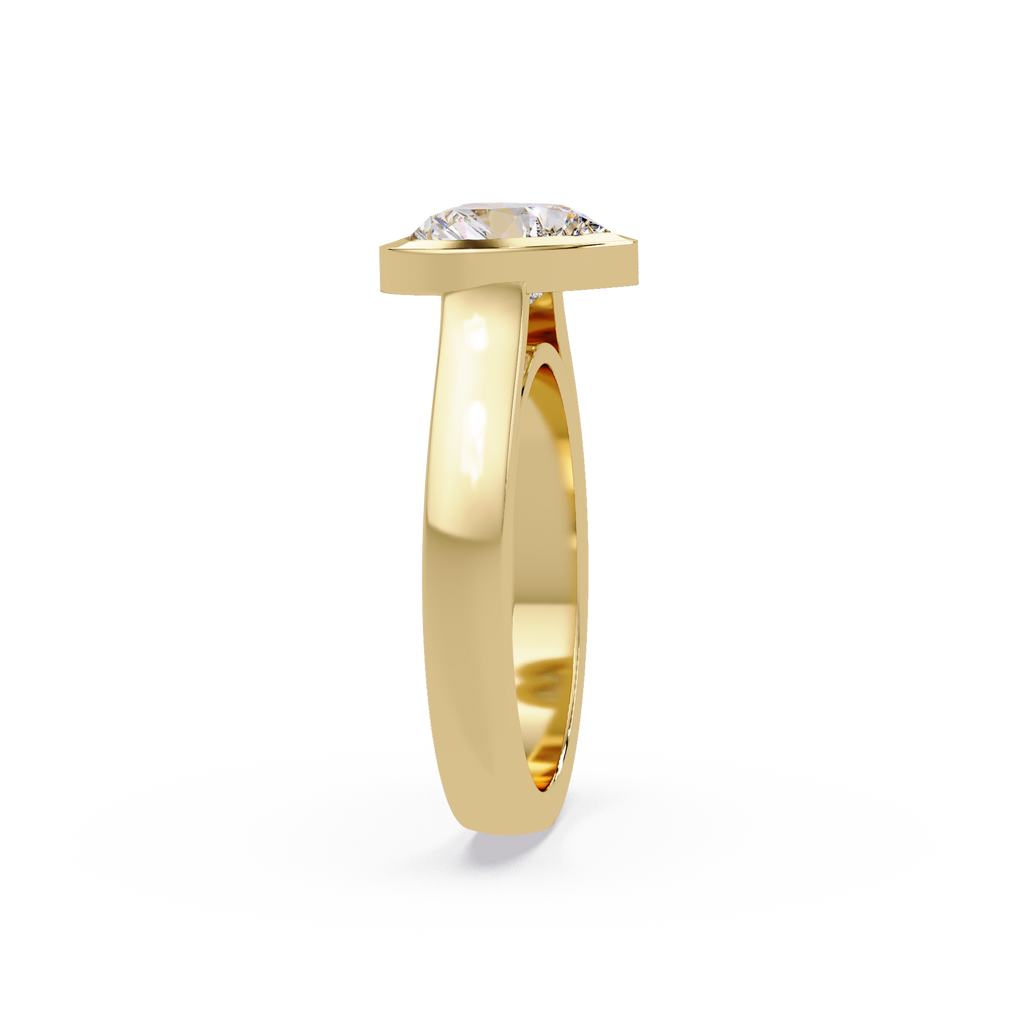 Princess Cut Diamond Ladies Ring