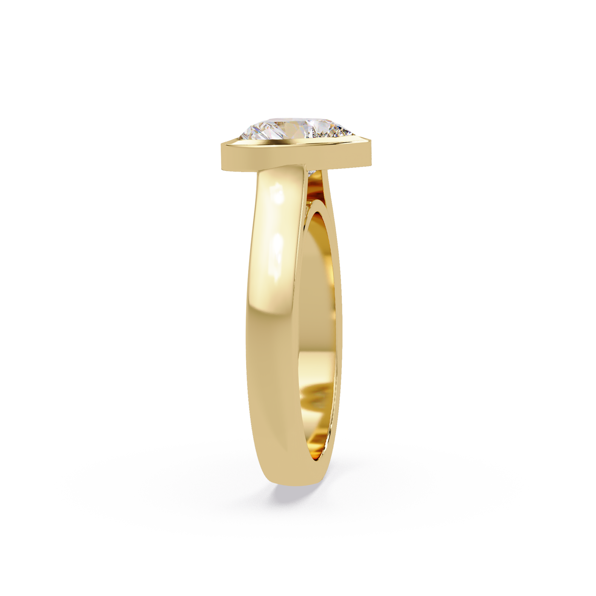 Princess Cut Diamond Ladies Ring