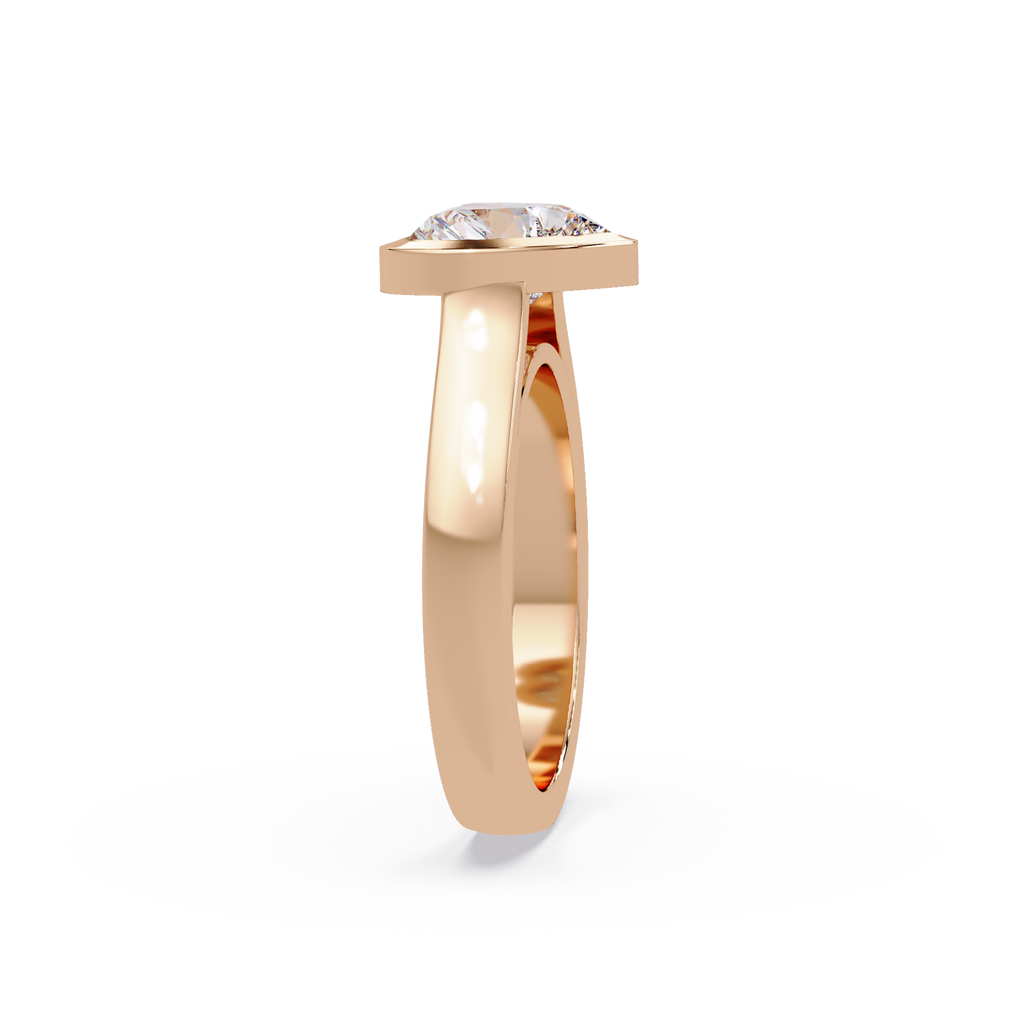 Princess Cut Diamond Ladies Ring