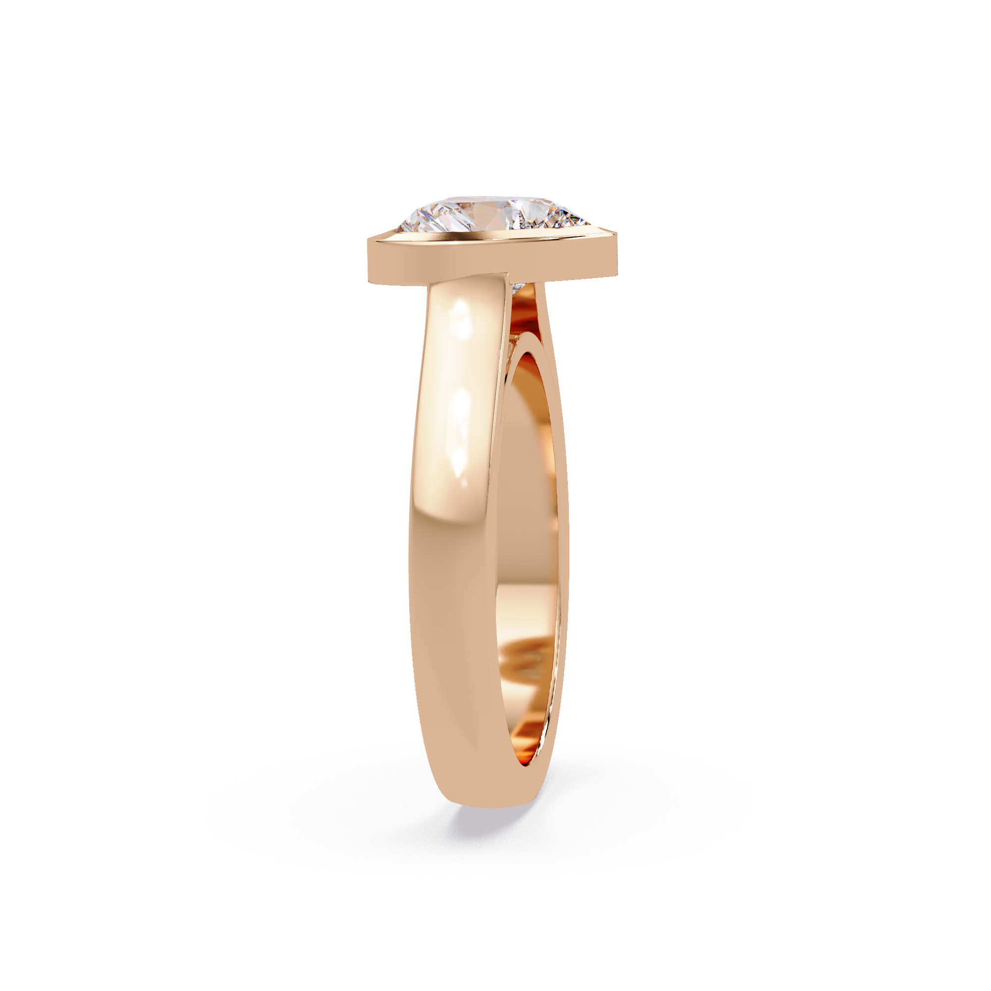 Princess Cut Diamond Ladies Ring