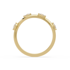 Elegant Marquise Diamond Wedding Band Ring