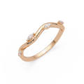 Elegant Marquise Diamond Wedding Band Ring