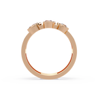Multi Shape Diamond Open Ring