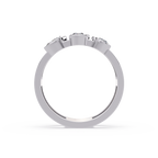 Multi Shape Diamond Open Ring