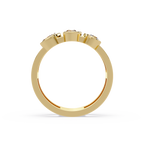 Multi Shape Diamond Open Ring