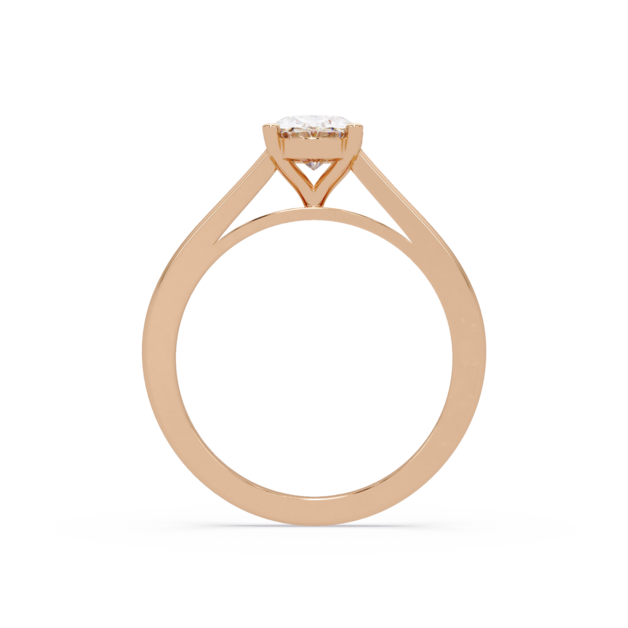 Classic Oval Solitaire Engagement Ring
