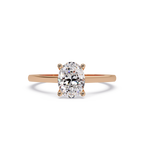 Classic Oval Solitaire Engagement Ring