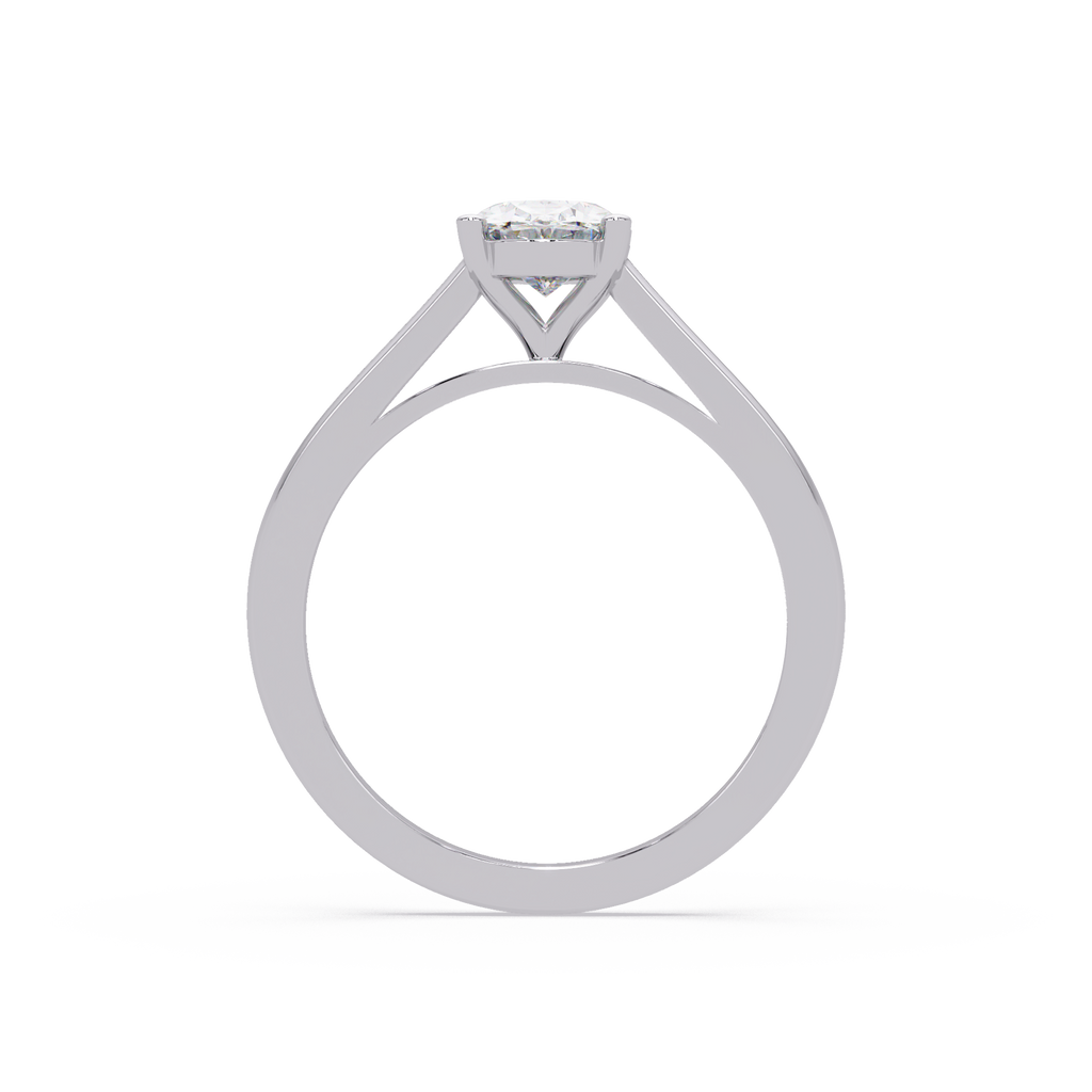 Classic Oval Solitaire Engagement Ring