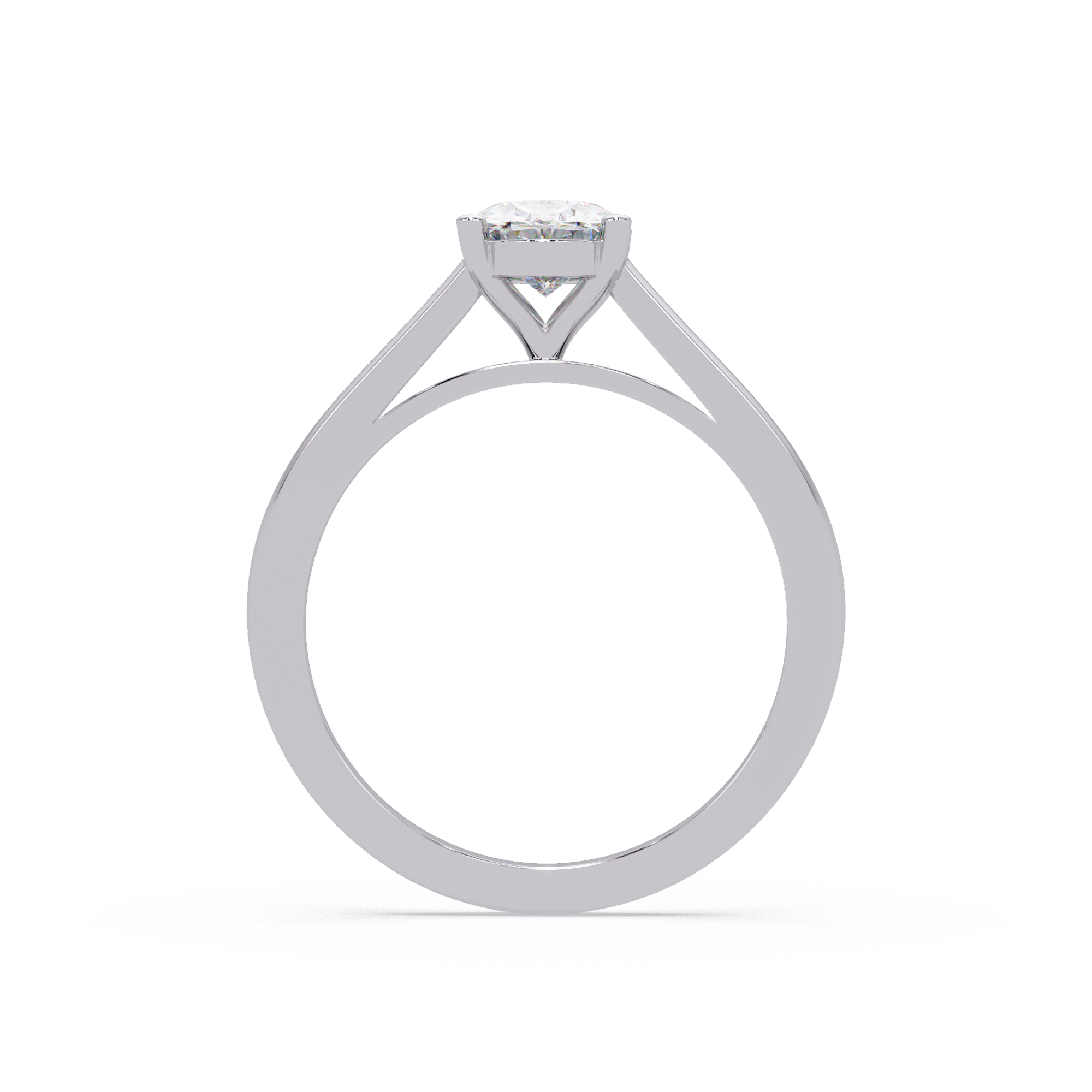 Classic Oval Solitaire Engagement Ring