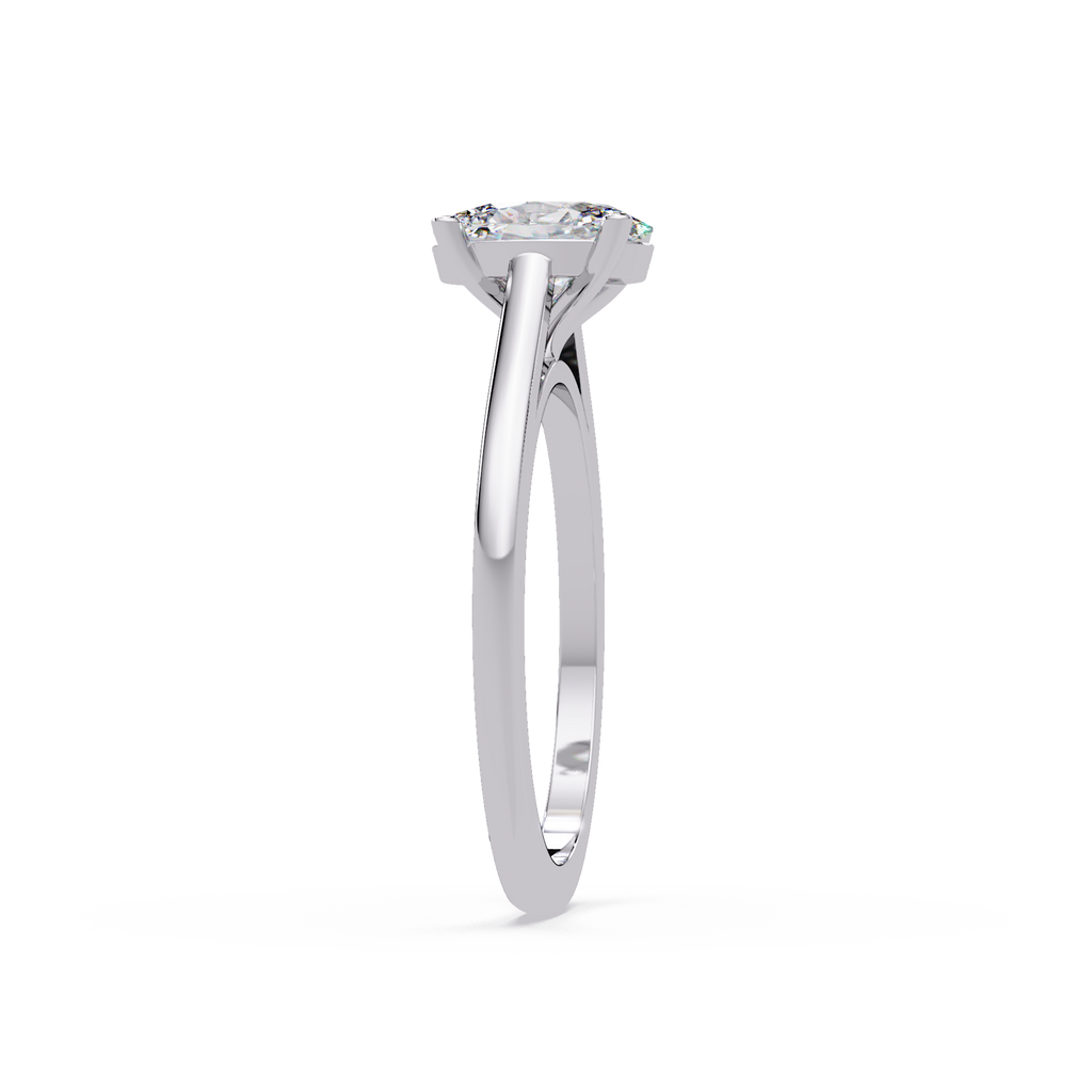 Classic Oval Solitaire Engagement Ring