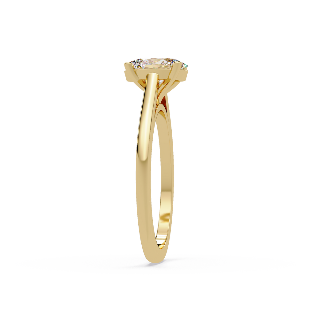 Classic Oval Solitaire Engagement Ring