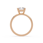 Emerald Cut Solitaire Engagement Ring