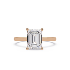 Emerald Cut Solitaire Engagement Ring