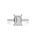 Emerald Cut Solitaire Engagement Ring