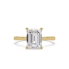 Emerald Cut Solitaire Engagement Ring