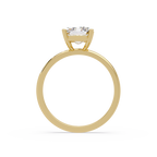 Emerald Cut Solitaire Engagement Ring