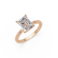 Emerald Cut Solitaire Engagement Ring