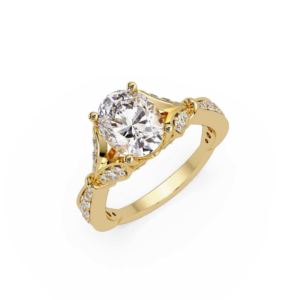 Classic Round Solitaire Engagement Ring