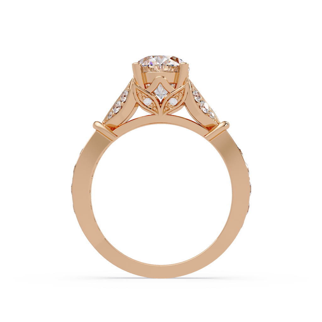 Classic Round Solitaire Engagement Ring