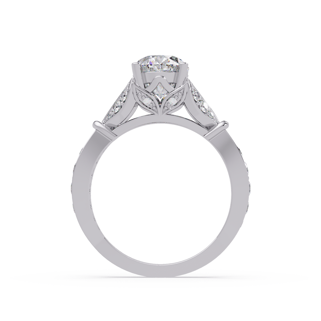 Classic Round Solitaire Engagement Ring