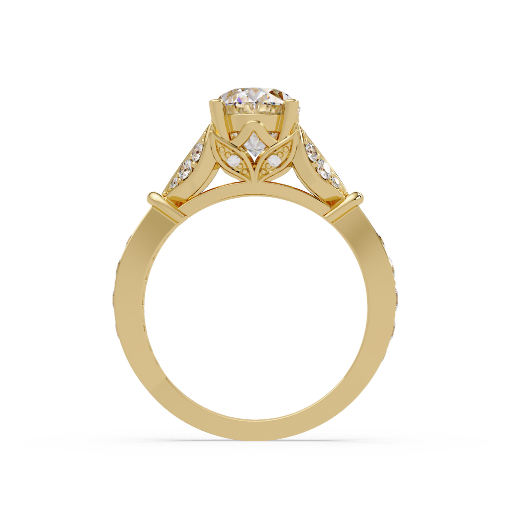 Classic Round Solitaire Engagement Ring