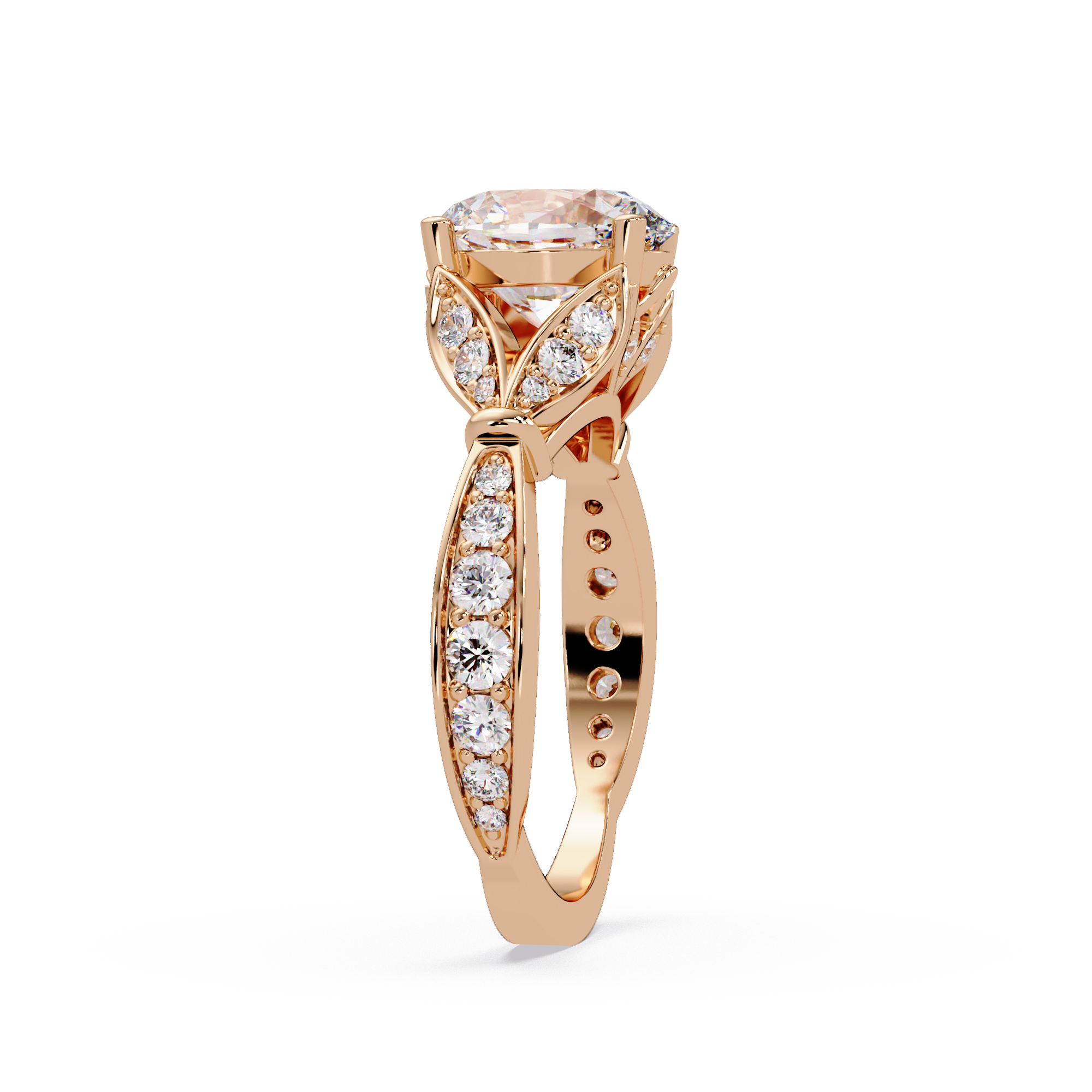 Classic Round Solitaire Engagement Ring