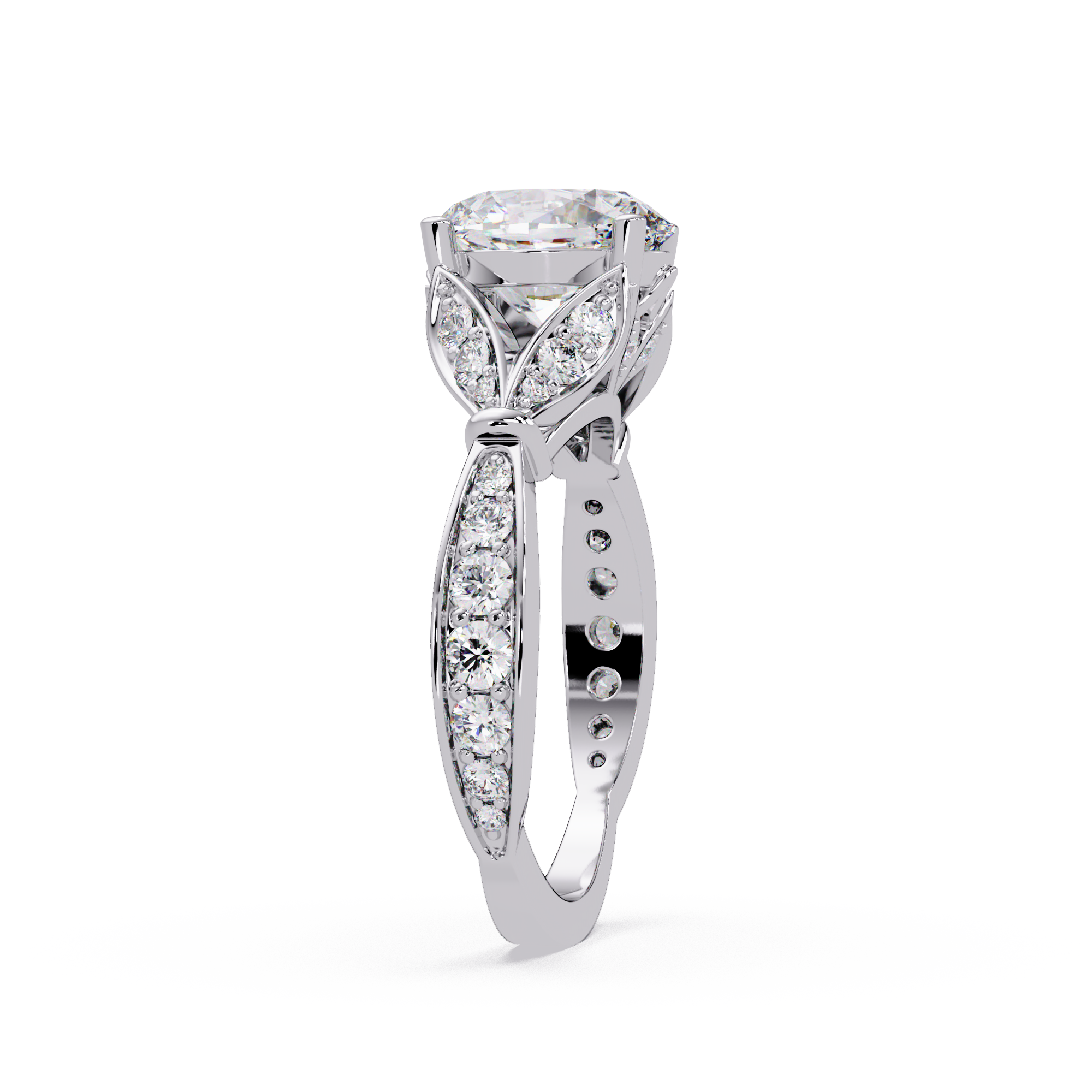 Classic Round Solitaire Engagement Ring
