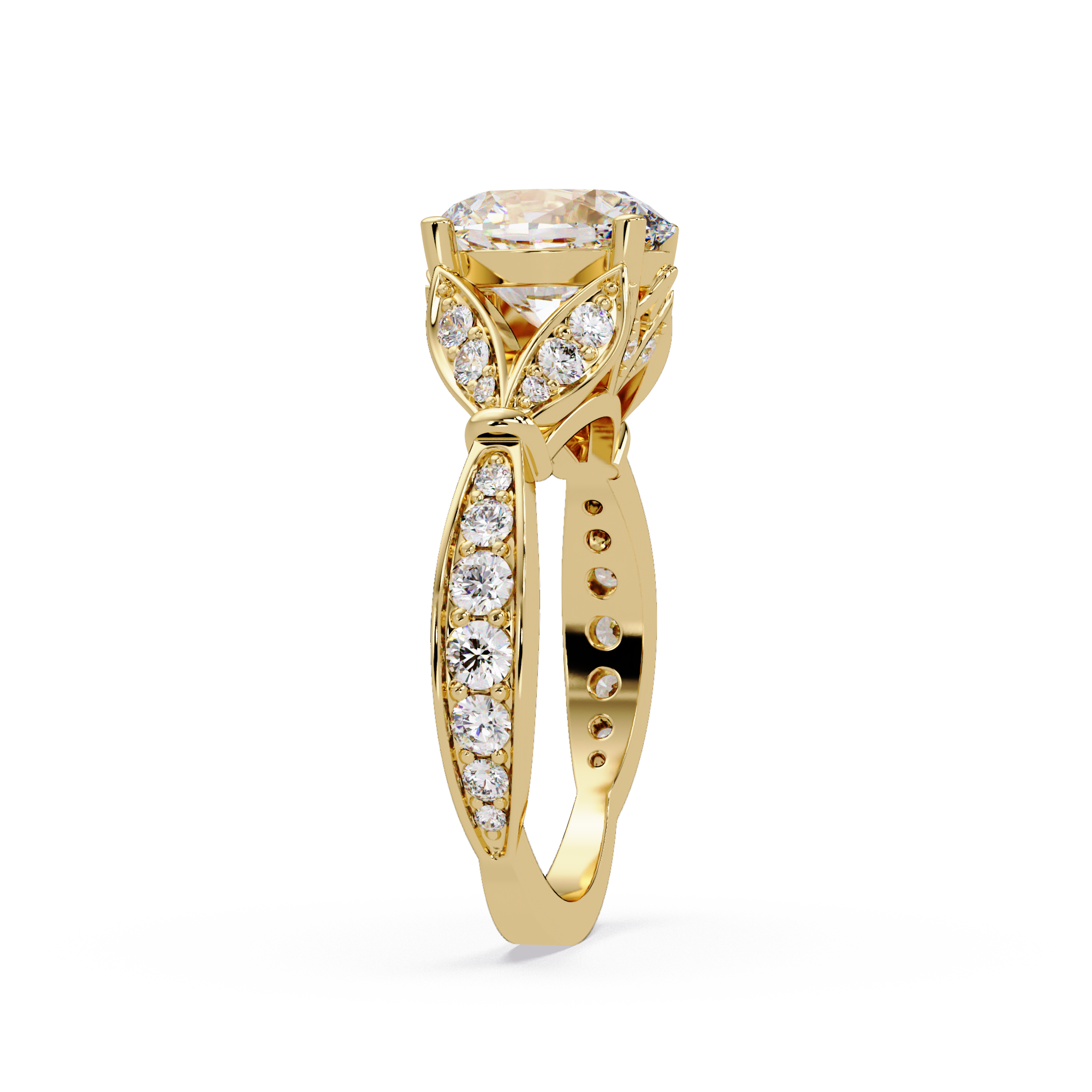 Classic Round Solitaire Engagement Ring
