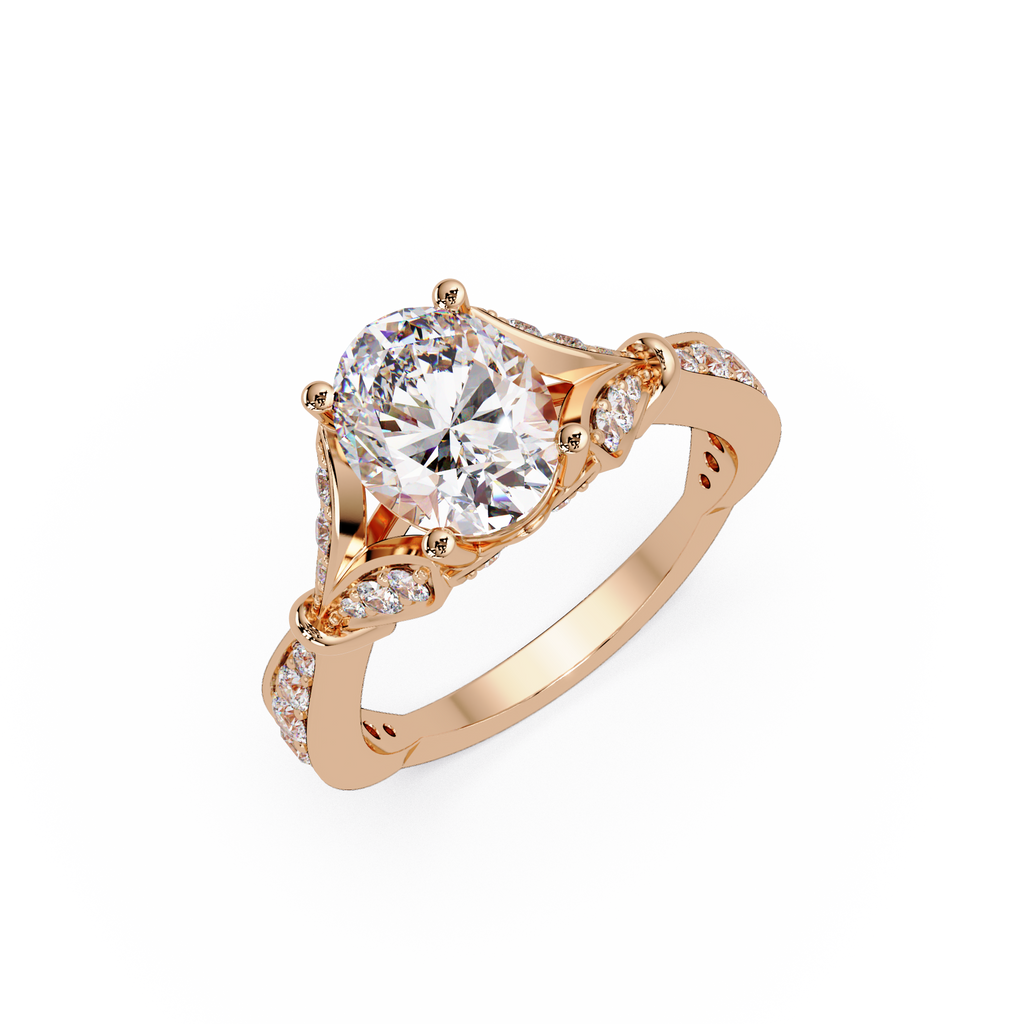 Classic Round Solitaire Engagement Ring