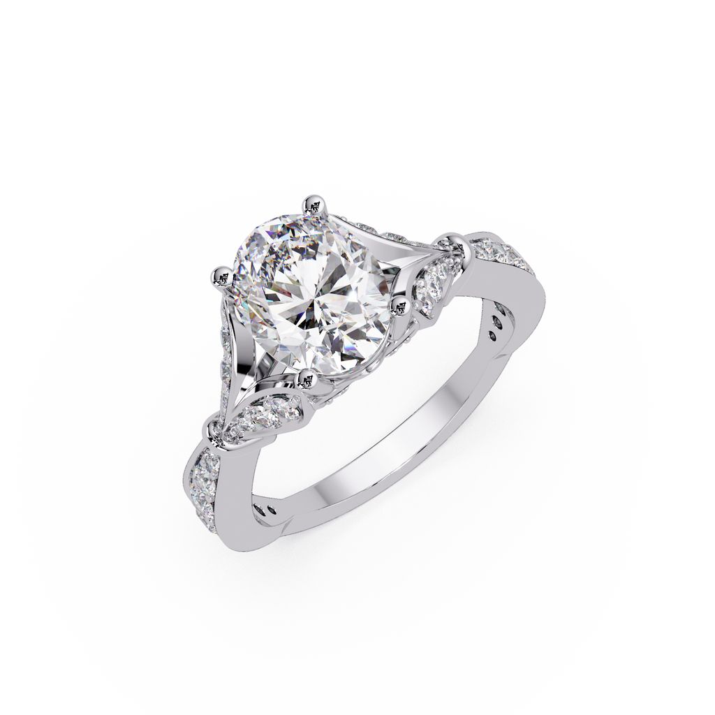 Classic Round Solitaire Engagement Ring