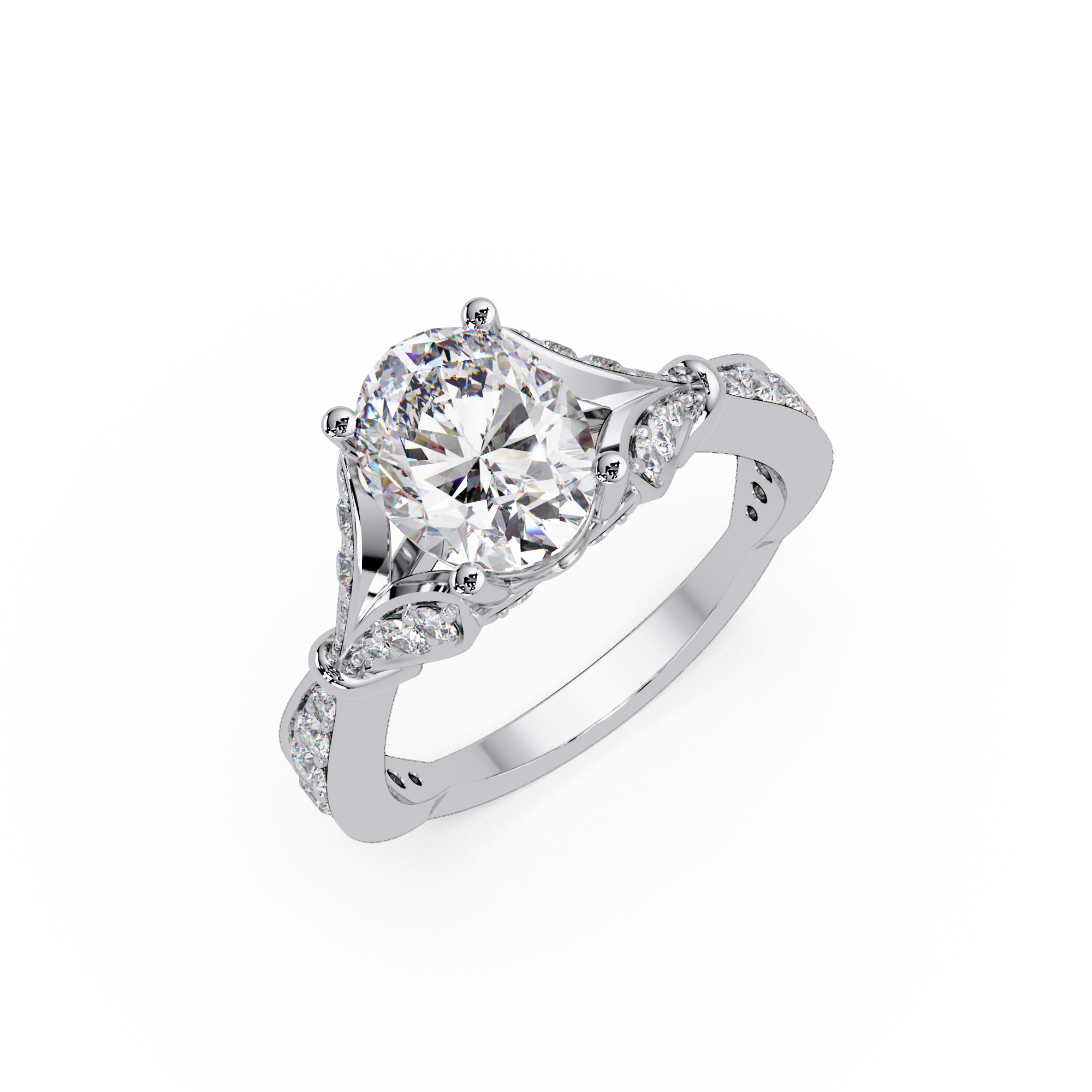 Classic Round Solitaire Engagement Ring