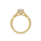 Vintage Cushion Cut Diamond Engagement Ring