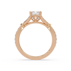 Emerald Cut Diamond Engagement Ring
