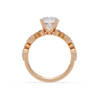 Floral Leaf Diamond Ring