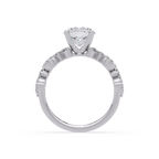Floral Leaf Diamond Ring
