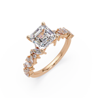 Nature Inspired Diamond Bridal Ring