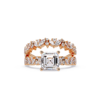 Nature Inspired Diamond Bridal Ring