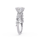 Nature Inspired Diamond Bridal Ring