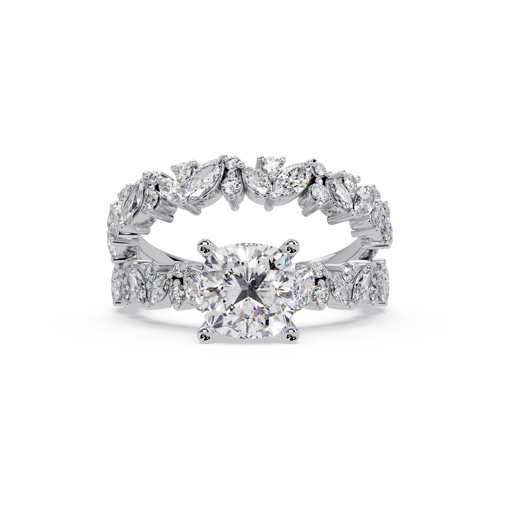 Nature Inspired Diamond Engagement Ring