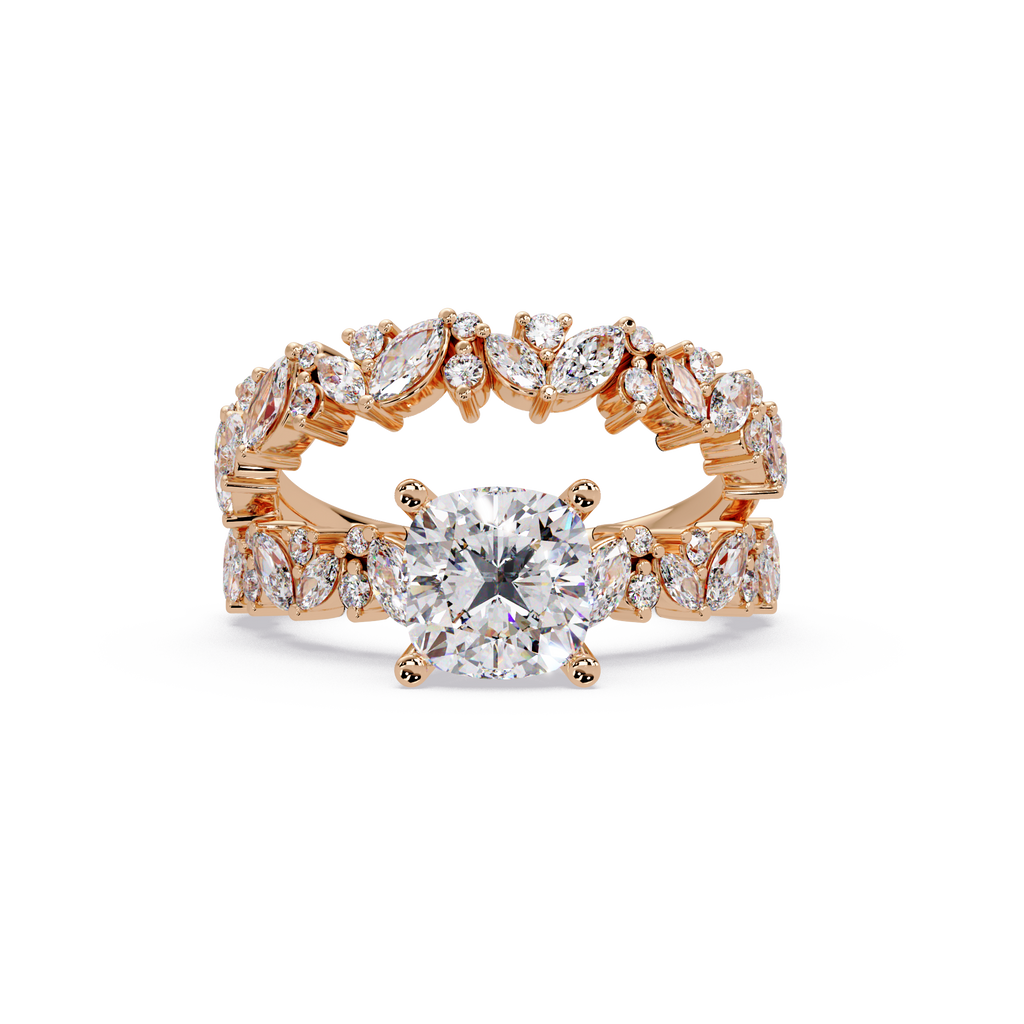 Nature Inspired Diamond Engagement Ring