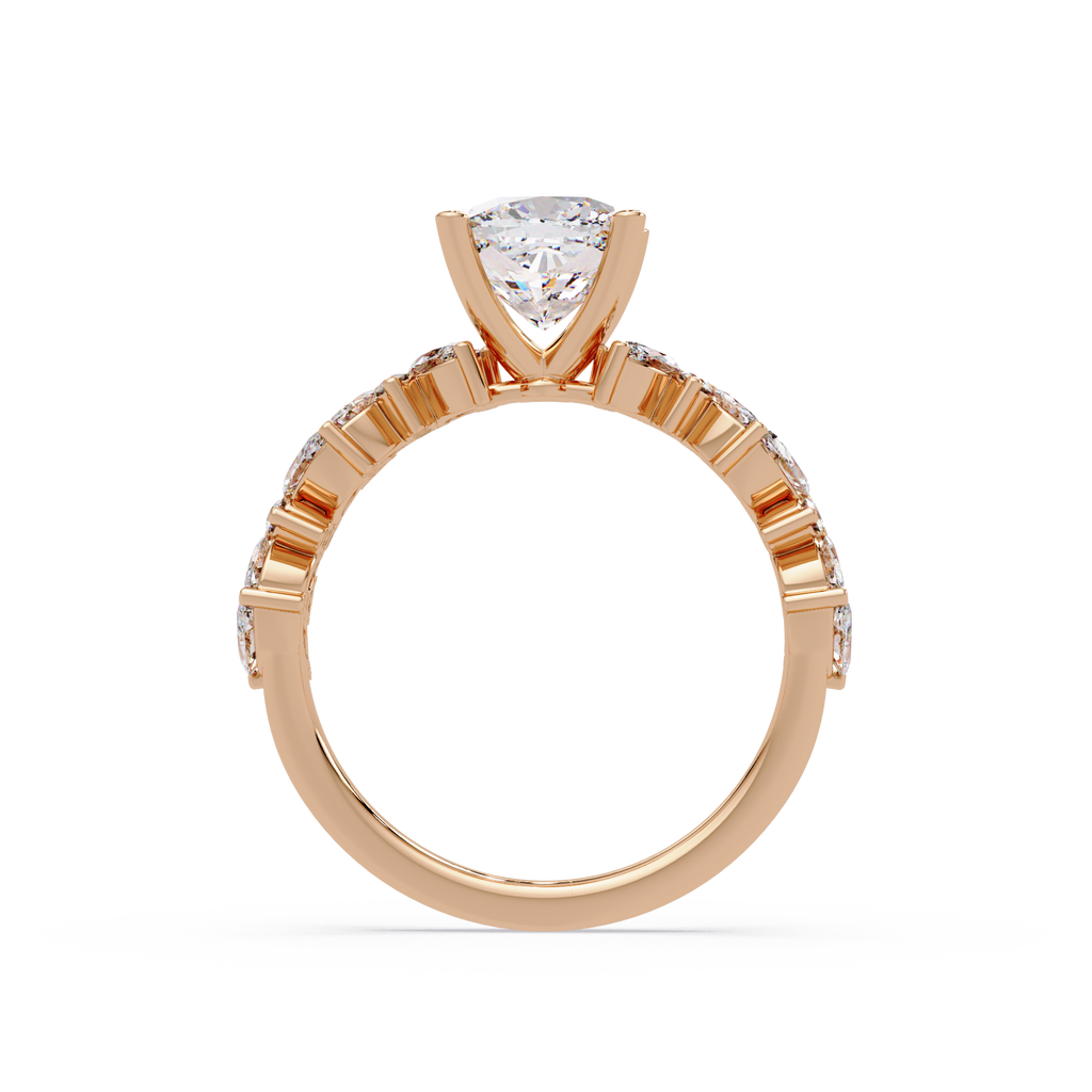 Nature Inspired Diamond Engagement Ring