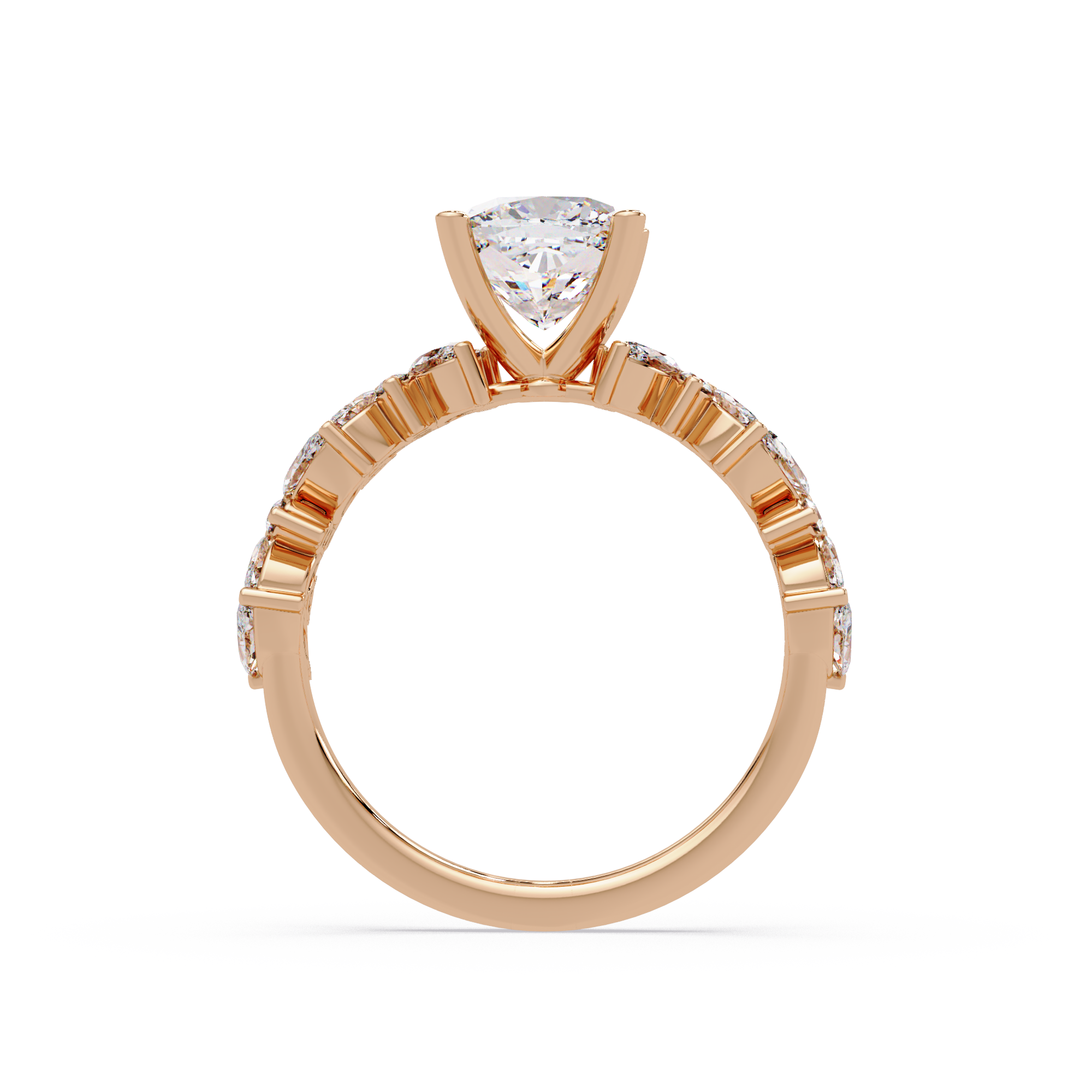 Nature Inspired Diamond Engagement Ring