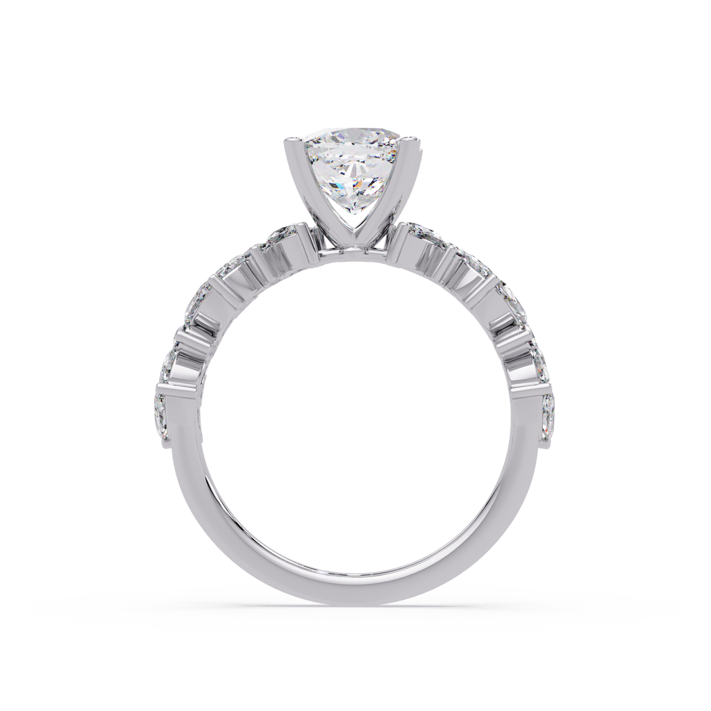 Nature Inspired Diamond Engagement Ring