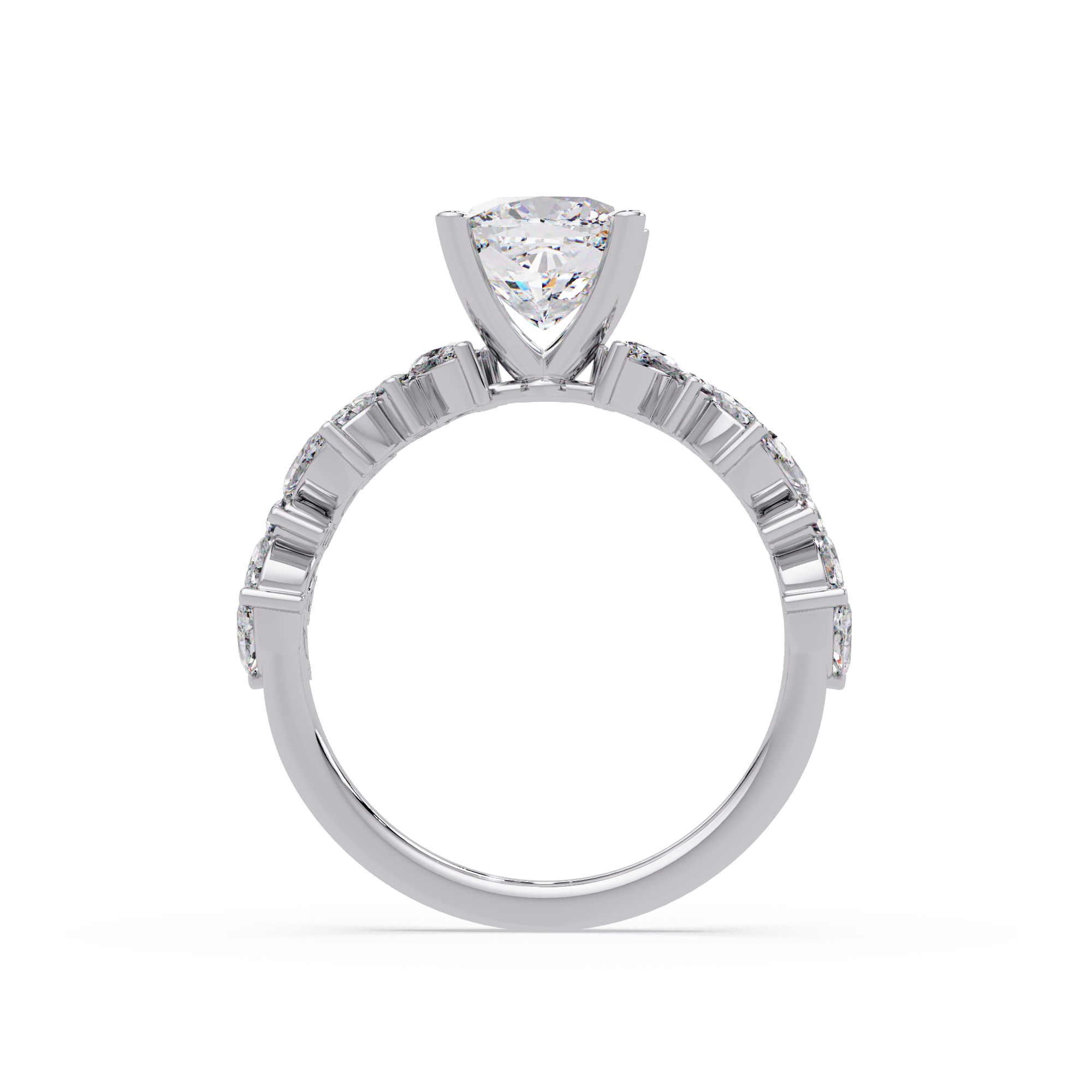 Nature Inspired Diamond Engagement Ring