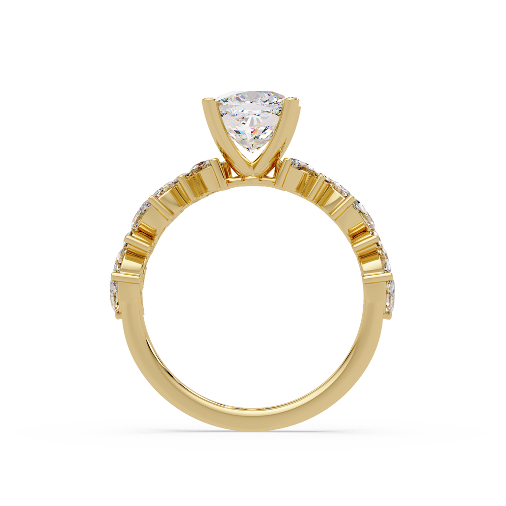 Nature Inspired Diamond Engagement Ring