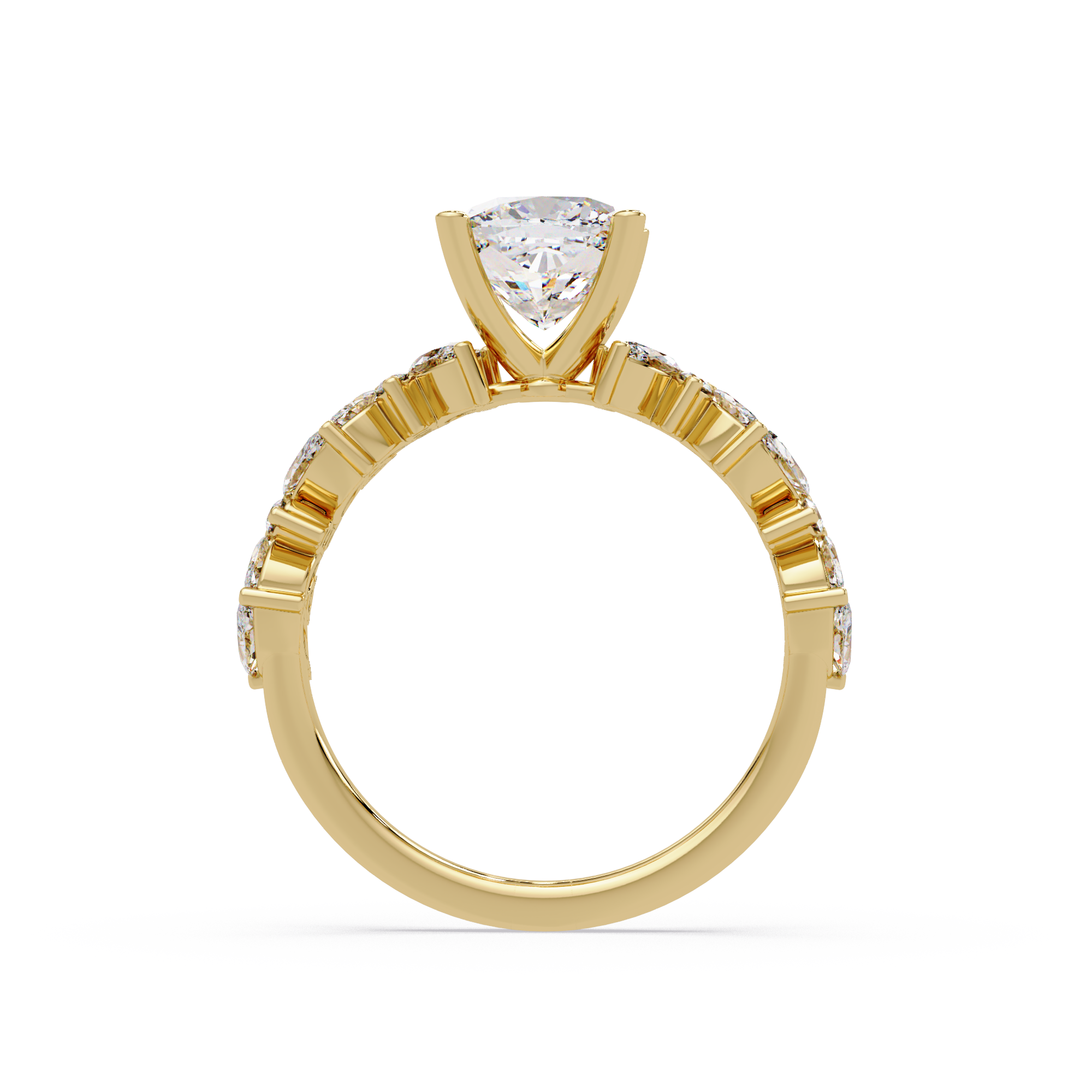 Nature Inspired Diamond Engagement Ring