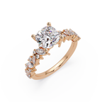 Nature Inspired Diamond Engagement Ring